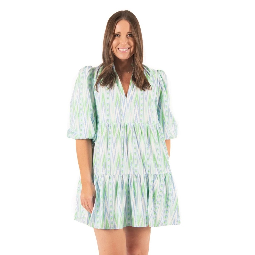 Emily McCarthy Tiered Ruffle Mini Dress